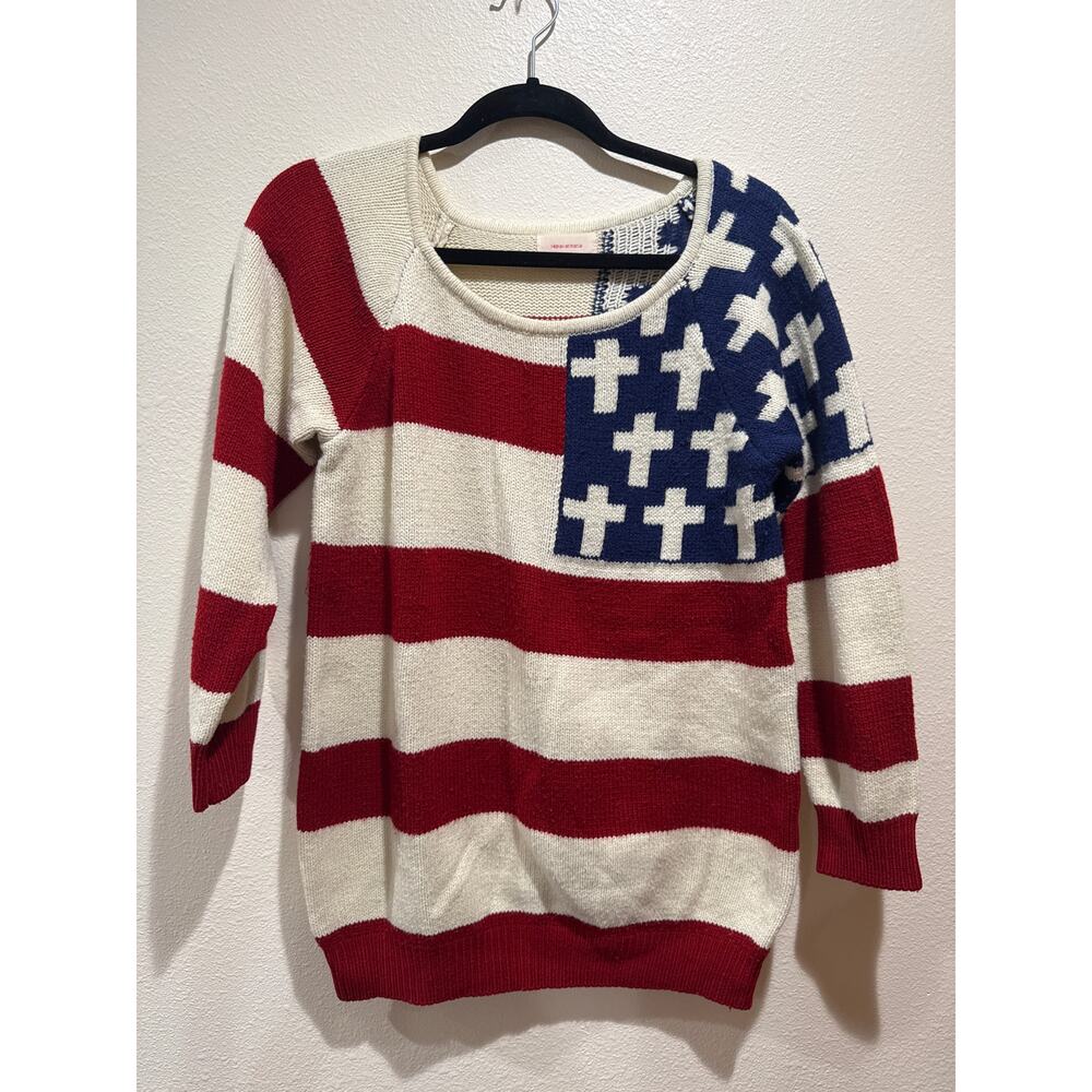Womens repipi armario patriotic sweater size xs